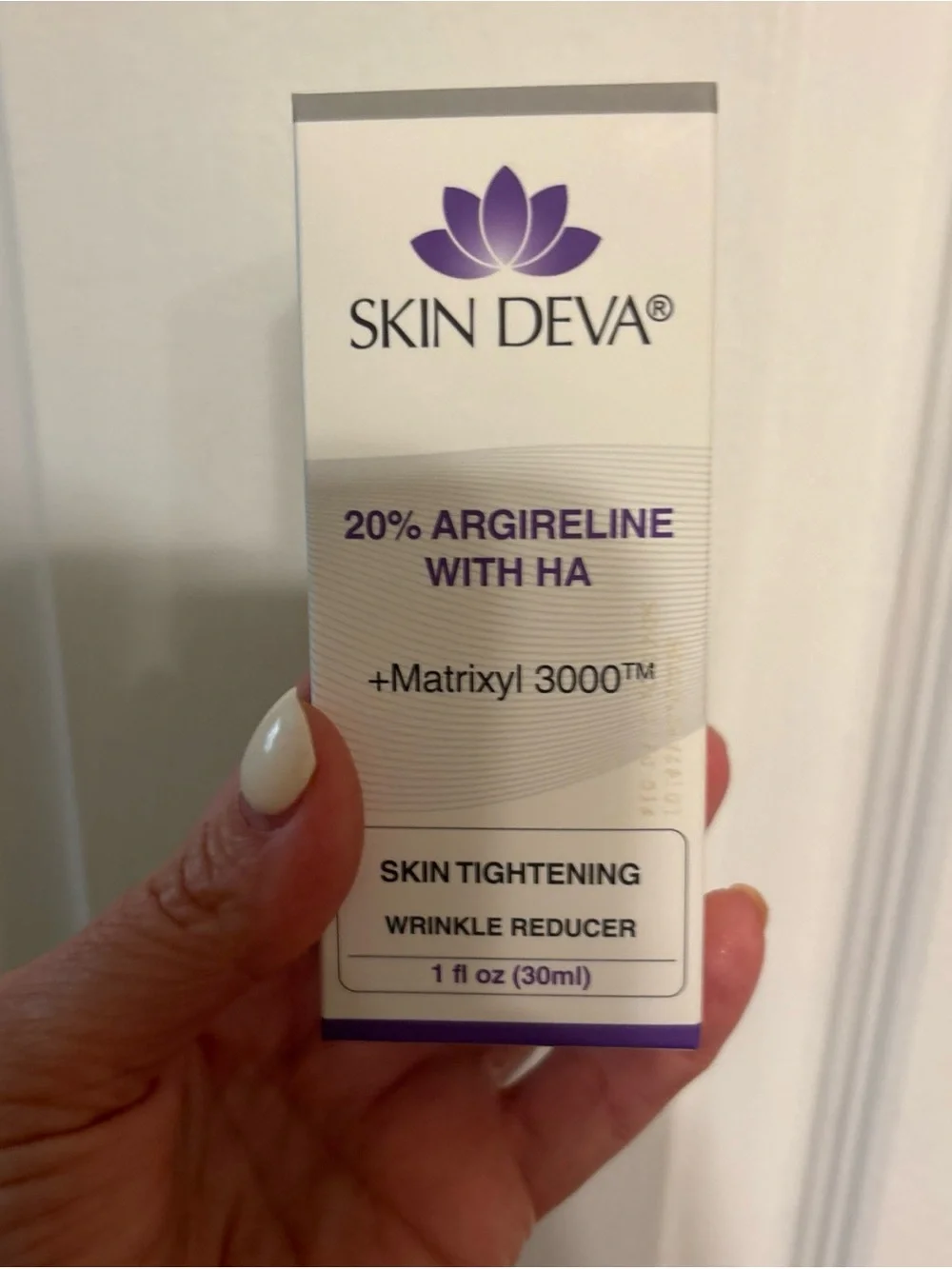 20% Argireline with HA Serum – White & Purple Skin Deva 20% Argireline Serum Mat